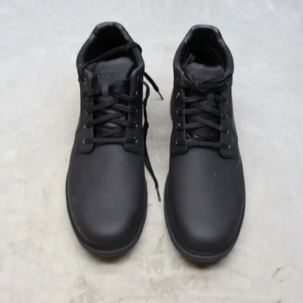 Rockport Mens 13M Chukka Boots Black Storm Surge Slip Resistant Waterproof NEW